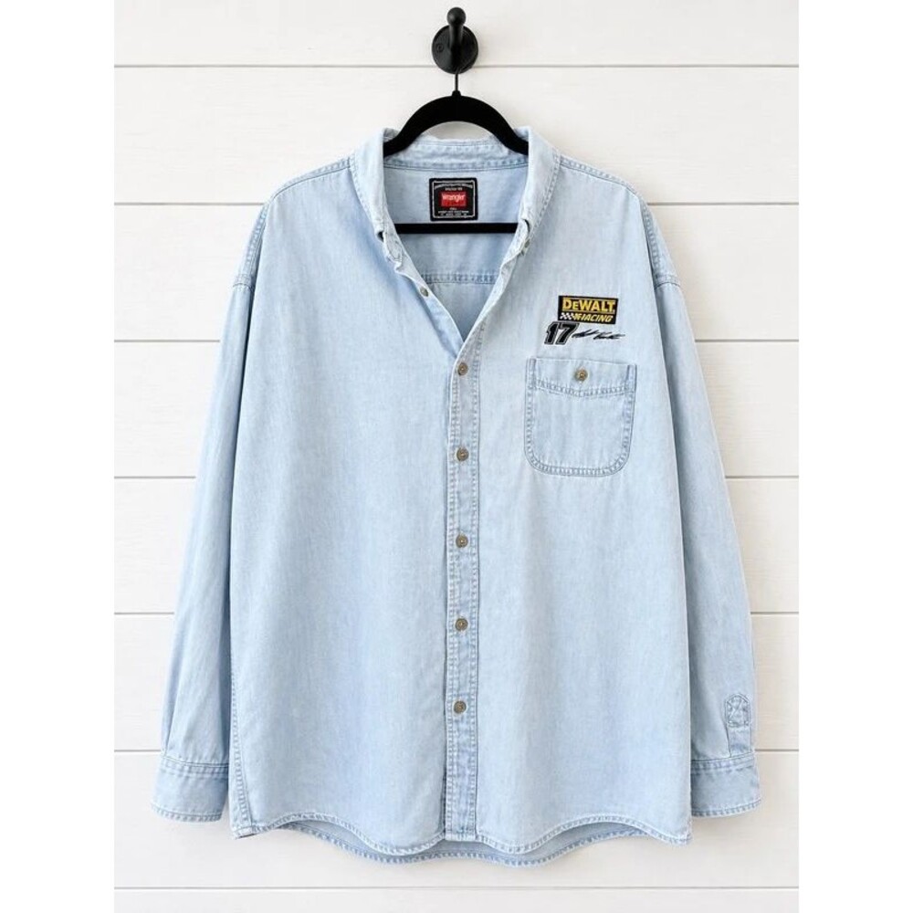 XXL Vintage Wrangler Hero DeWALT Racing #17 Button-Down Shirt